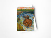 Busy Beaver Greeting Card