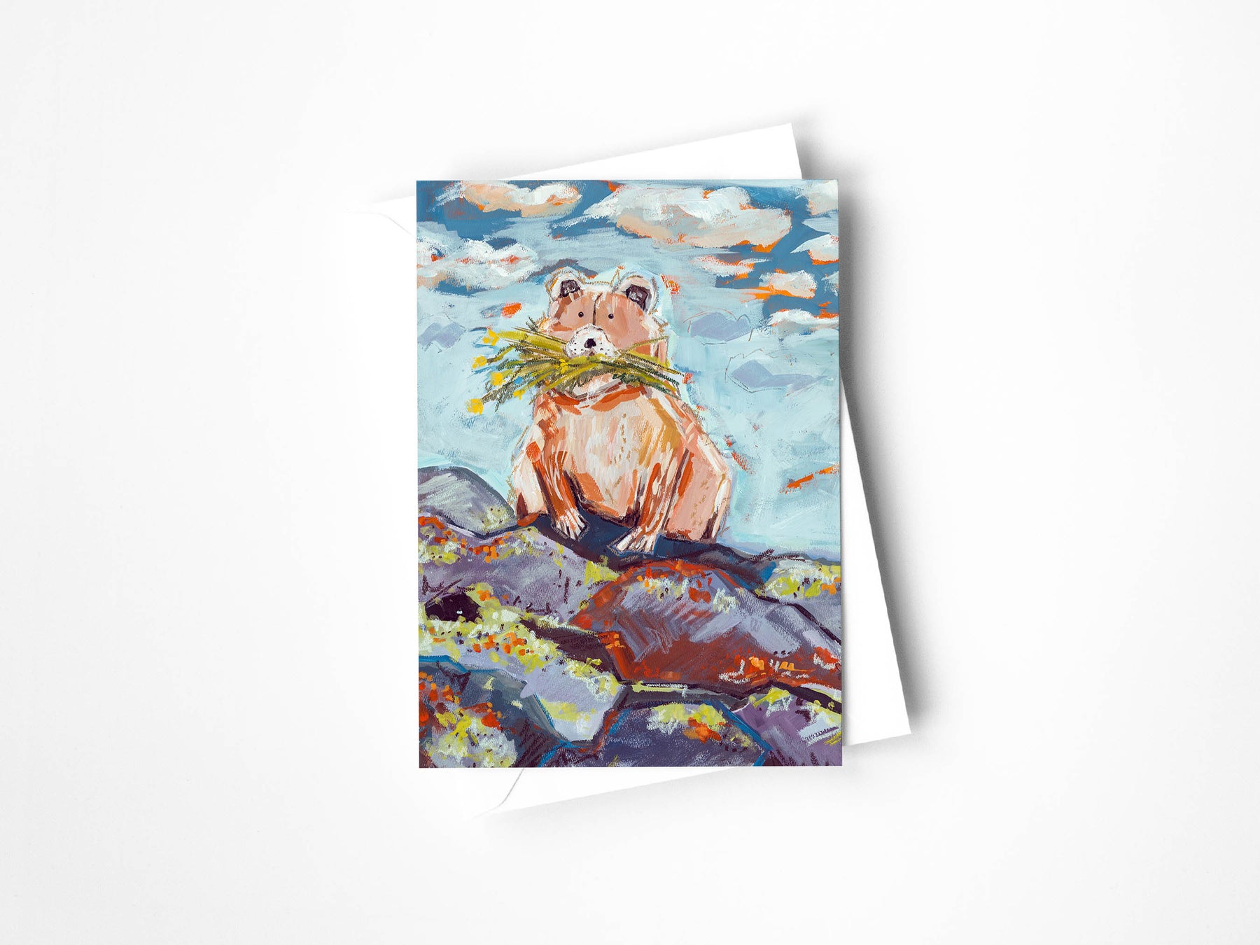 Pika on the Peak Greeting Card