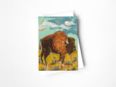 Big Guy Bison Greeting Card