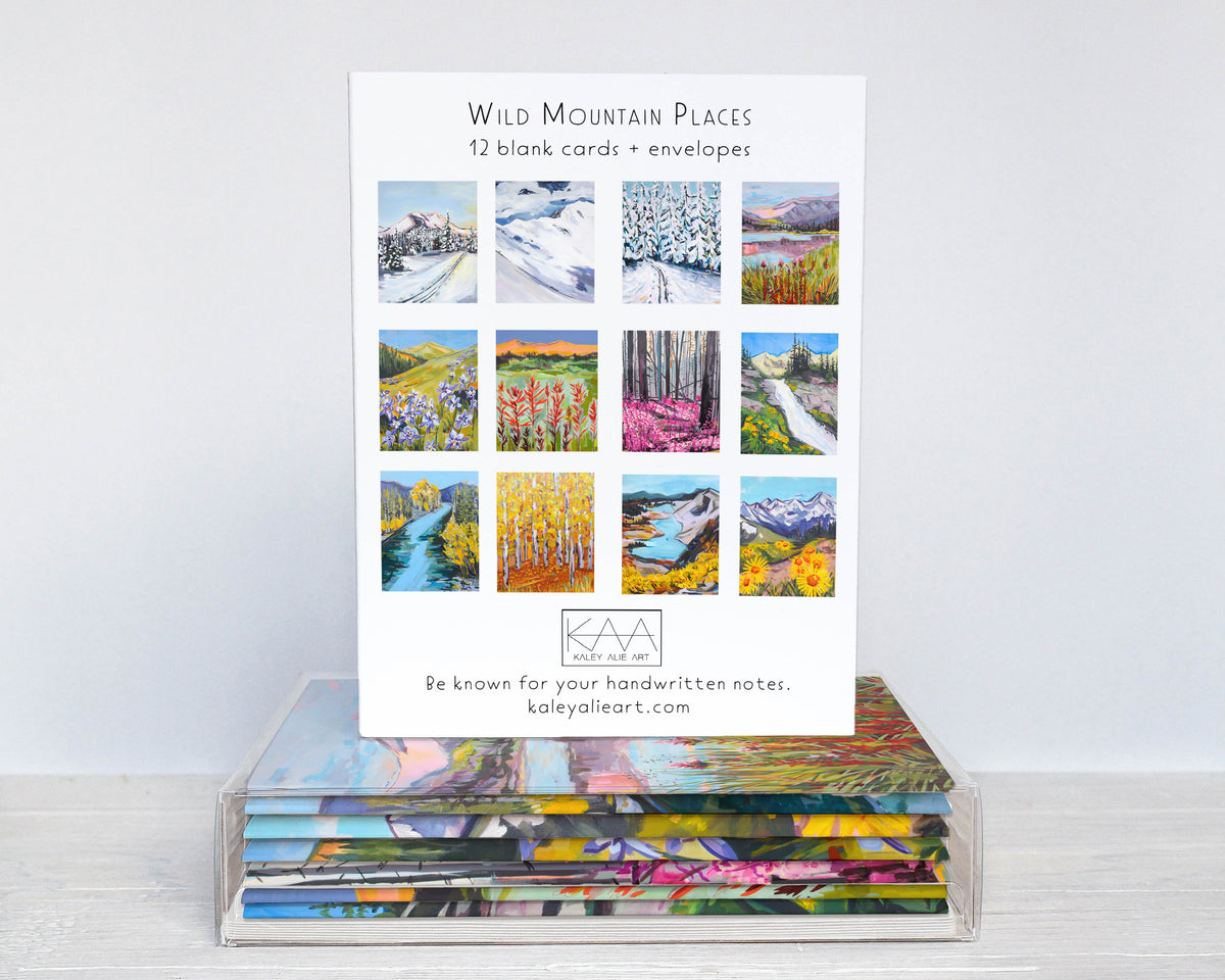 Wild Mountain Places Assorted Greeting Card Set