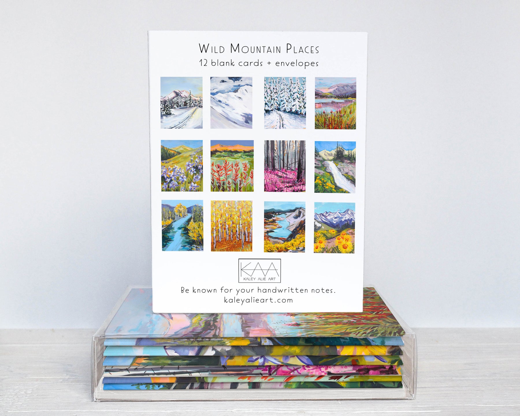 Wild Mountain Places Assorted Greeting Card Set