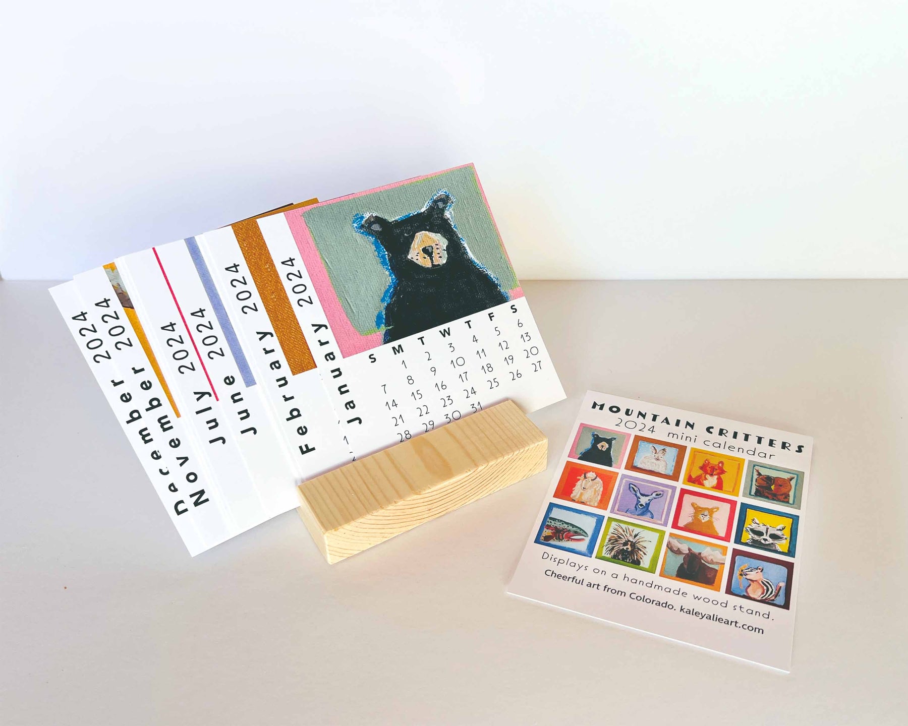 2024 Mini Desk Calendar