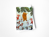 11 Pipers Piping Greeting Card