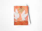 2 Turtle Doves Greeting Card