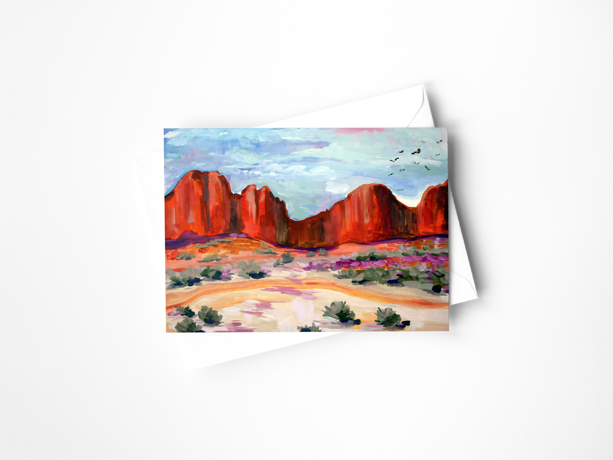 Colors of the Canyon Greeting Card