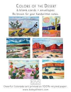 Desert Collection Assorted Greeting Cards