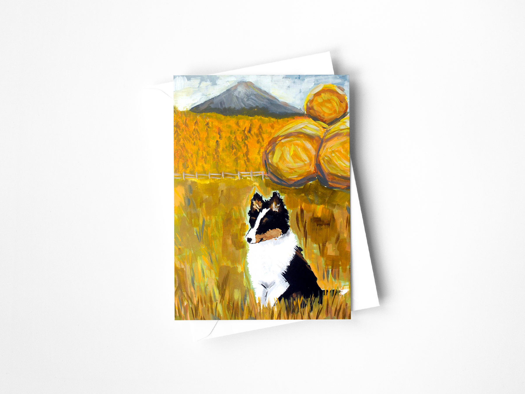 Farm Dog Greeting Card