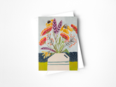 Farm Flowers Greeting Card