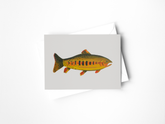 Golden Trout Greeting Card