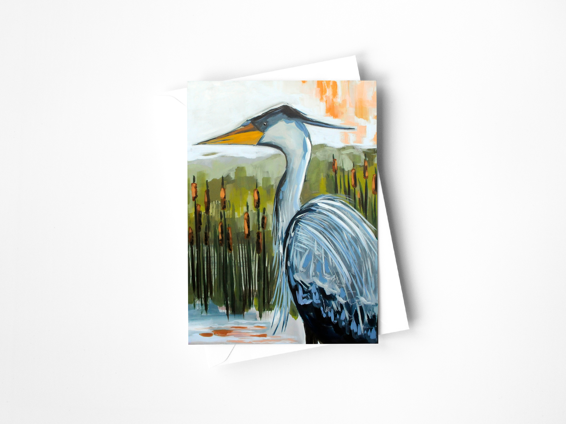 Great Blue Heron Greeting Card