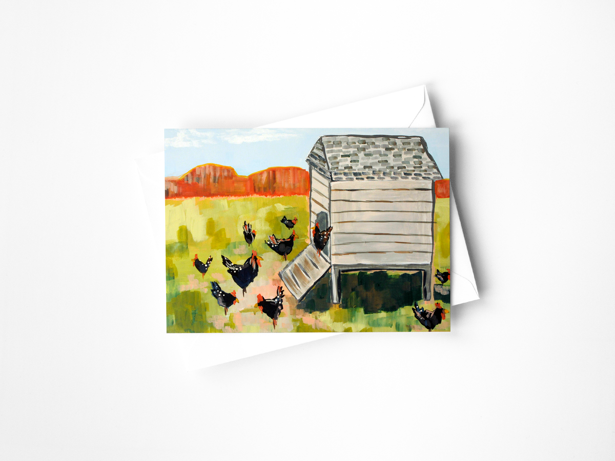 Hen House Greeting Card