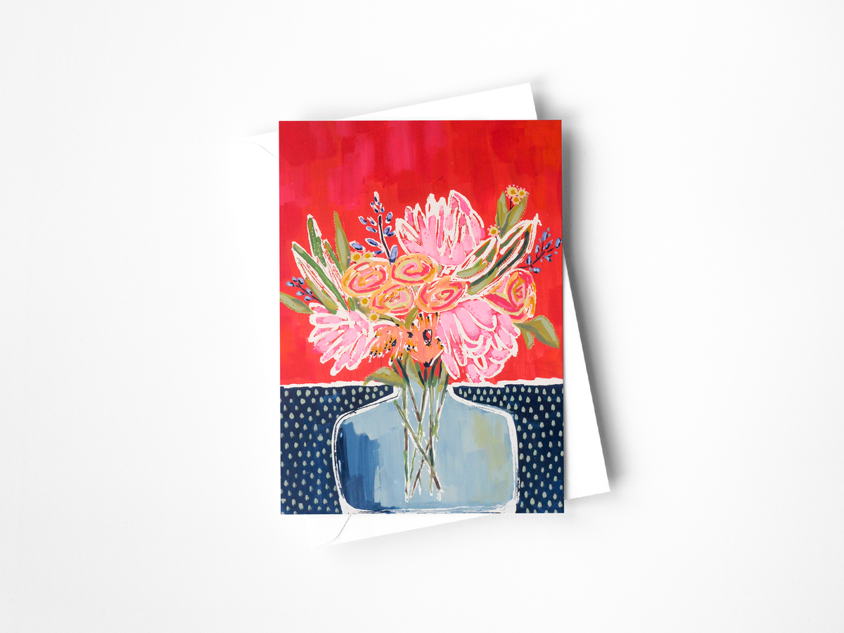 Just Because Flowers Greeting Card
