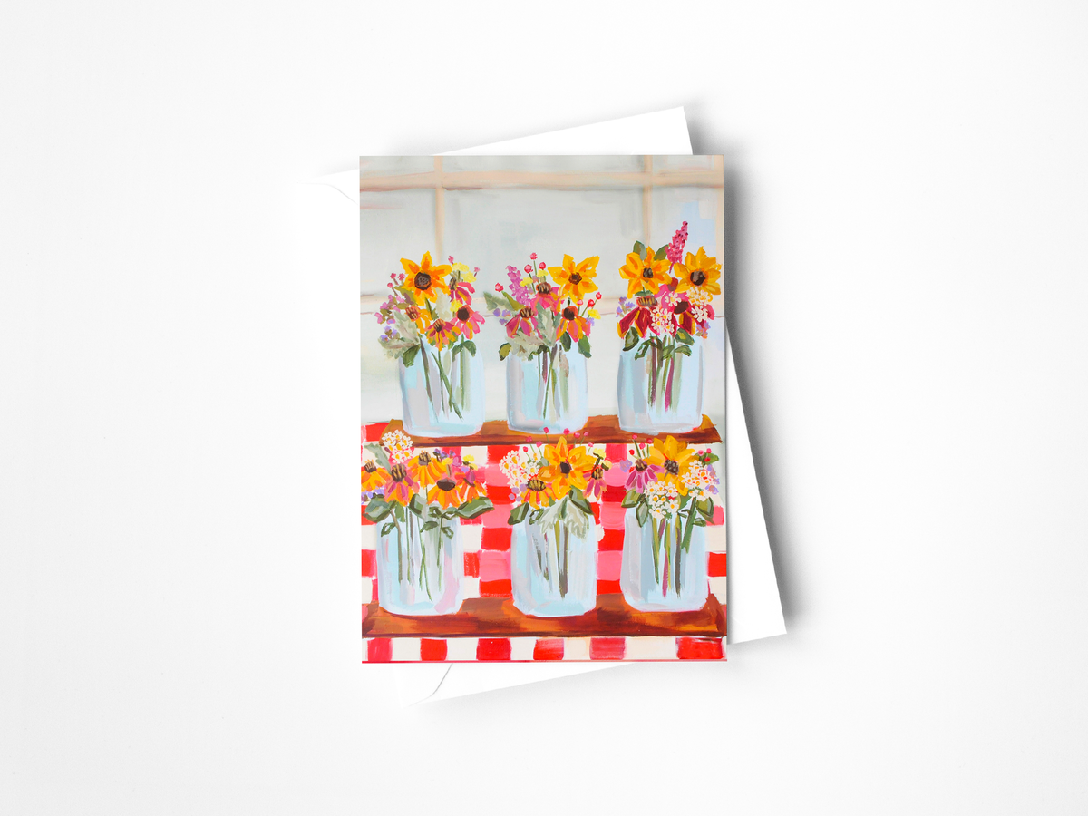 Little Flower Shop Greeting Card