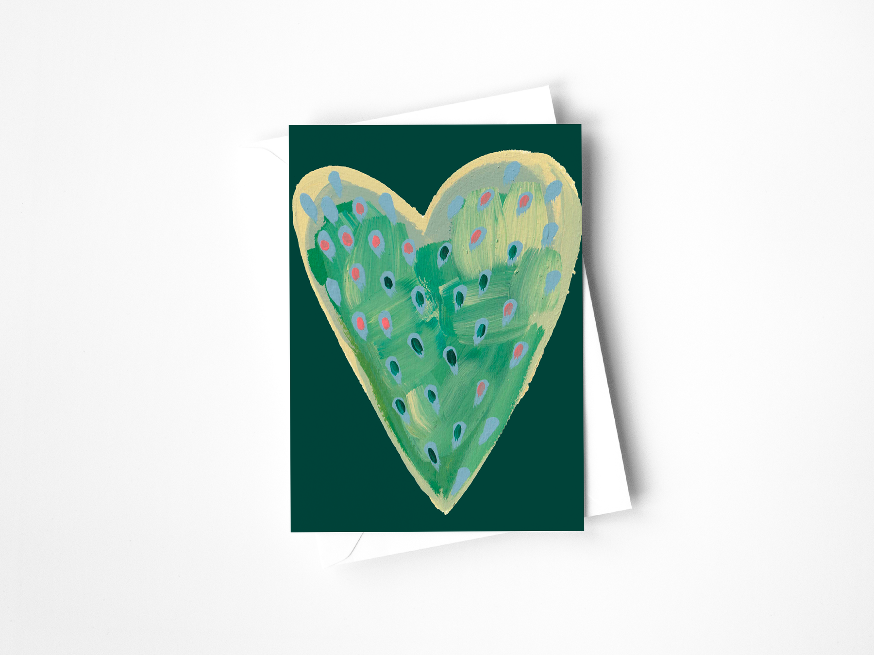 Love Me Green Greeting Card
