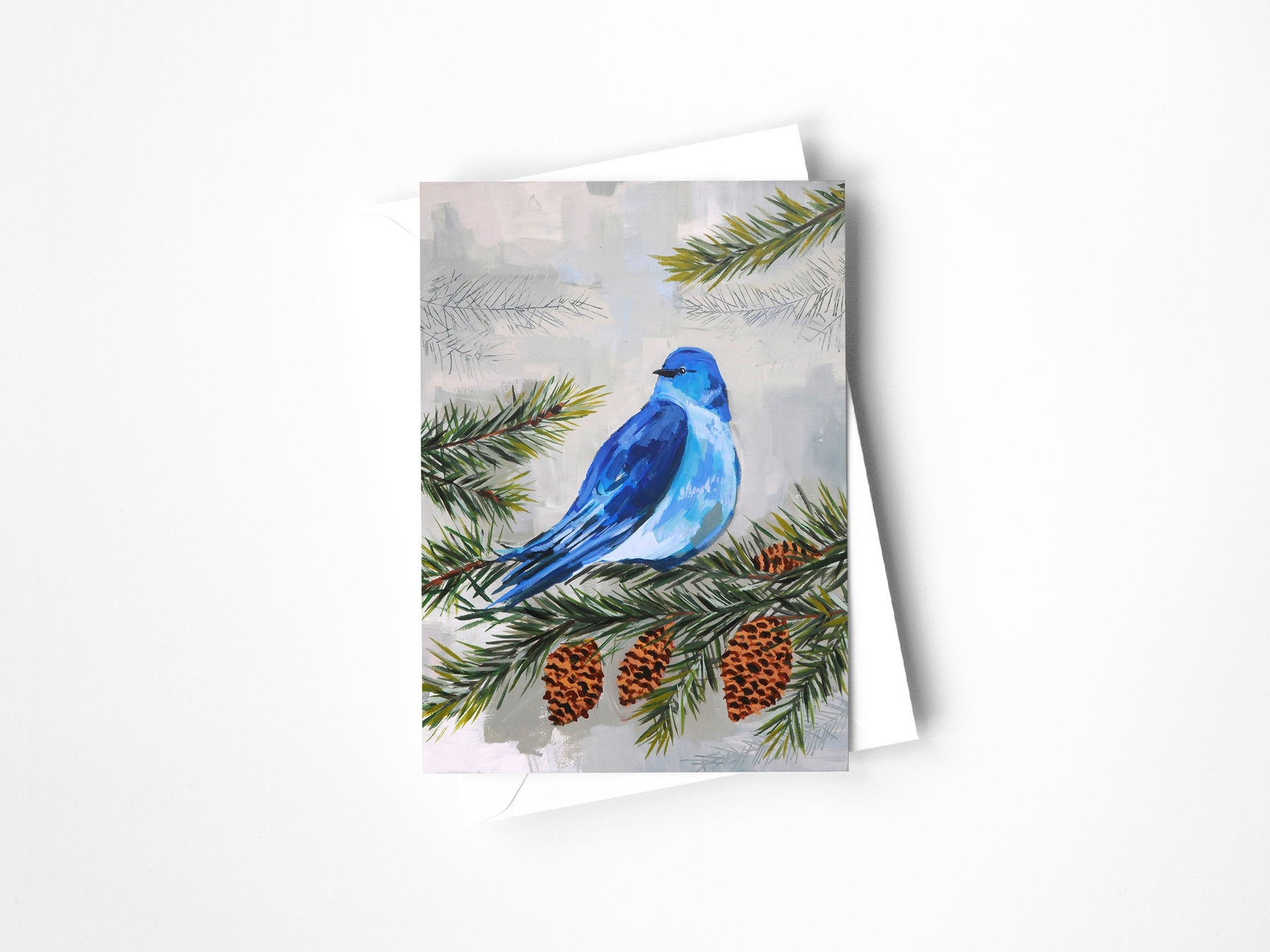 Mountain Bluebird Greeting Card