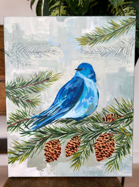 Mountain Bluebird Original Painting