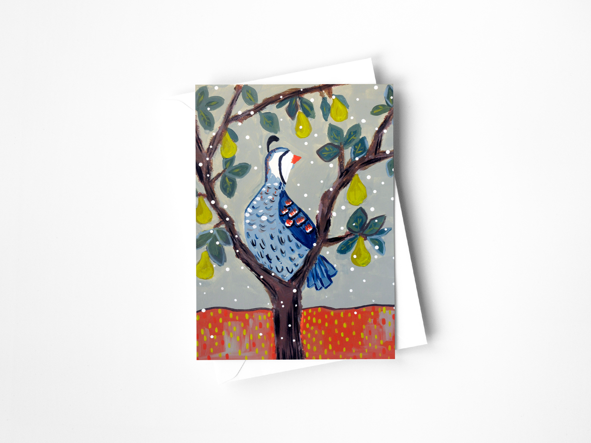 Partridge in a Pear Tree Greeting Card