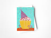 Party Cupcake Greeting Card