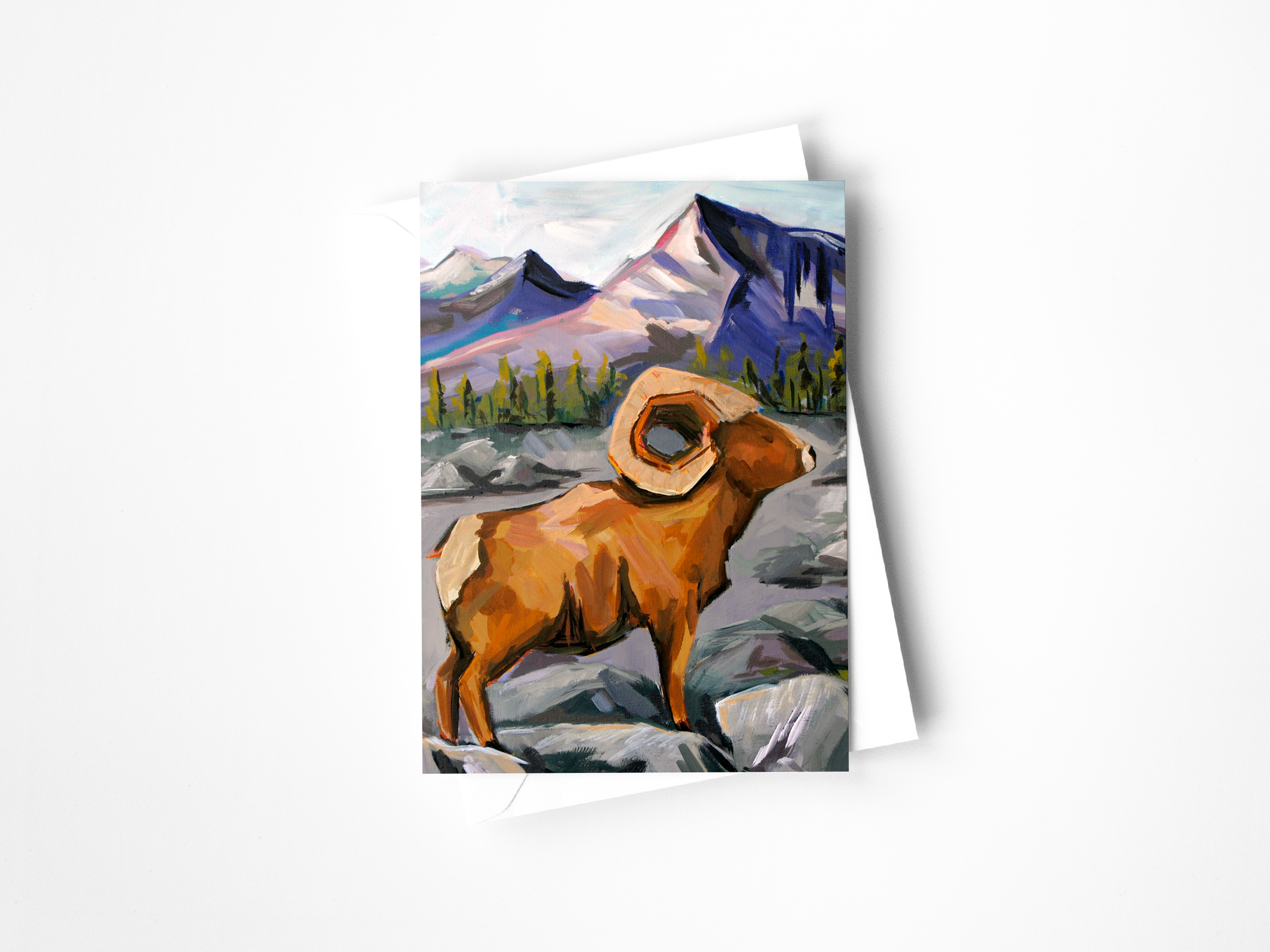 Proud Ram Greeting Card