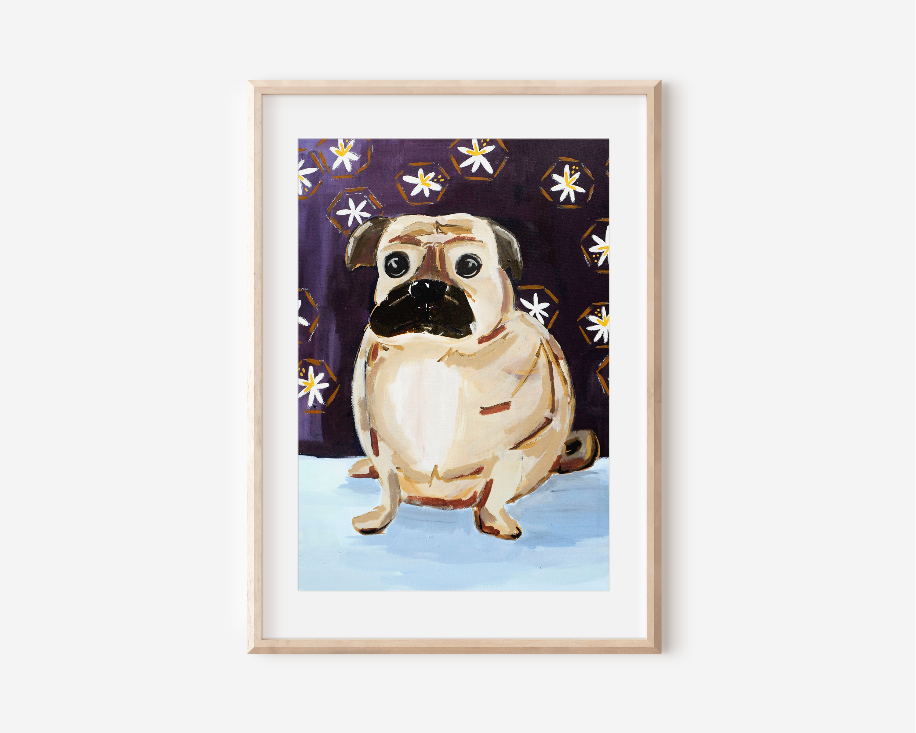 Pugly Pugly Wugly Art Print