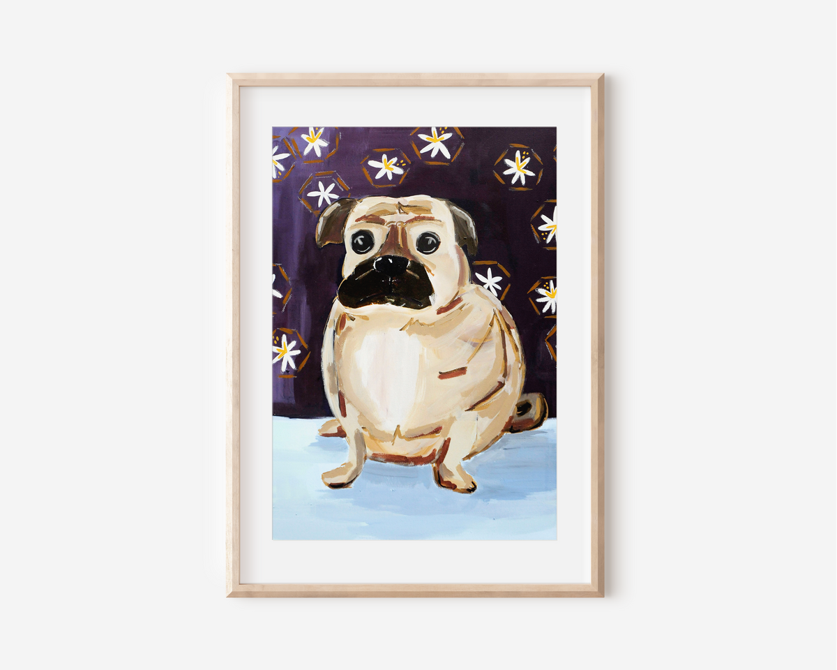 Pugly Wugly Art Print