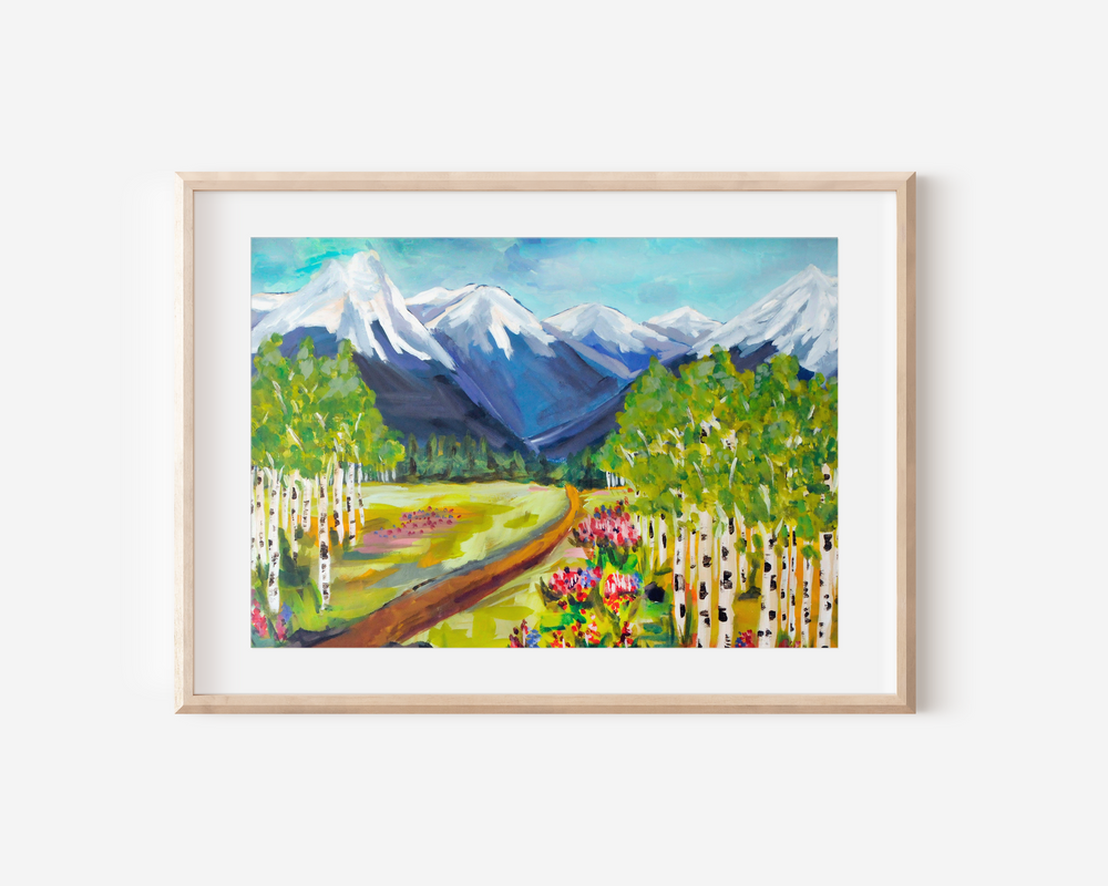 Rocky Mountains Art Print