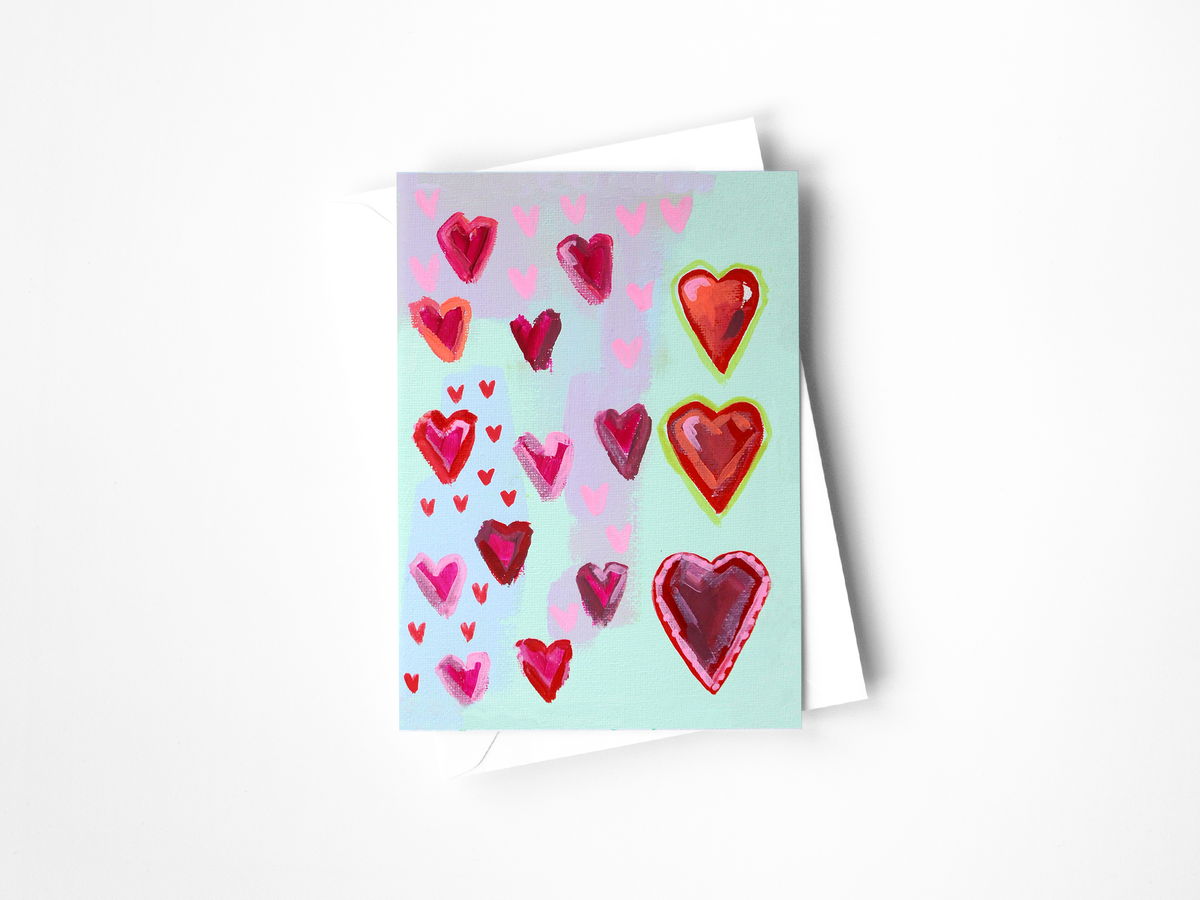 Sweet Hearts Greeting Card