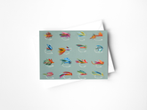 Trout Flies Greeting Card