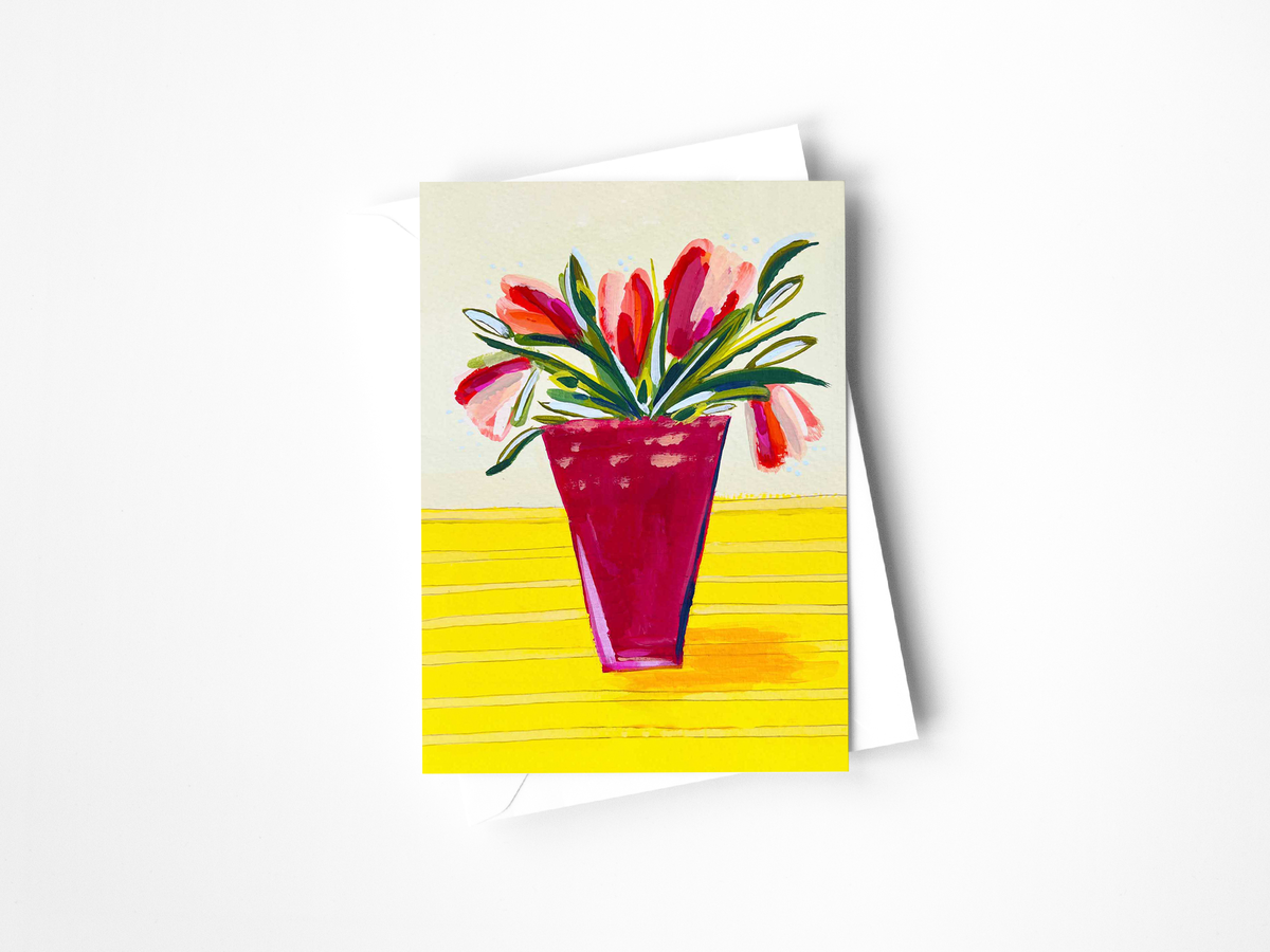 Tulipa Greeting Card